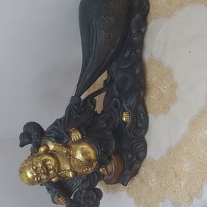 Buddha traveling,  Buddha sculture,  lucky Buddha by mann